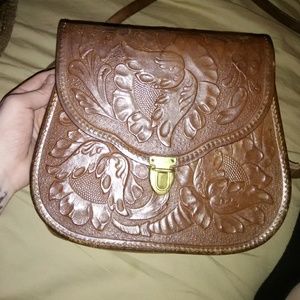 Vintage leather purse